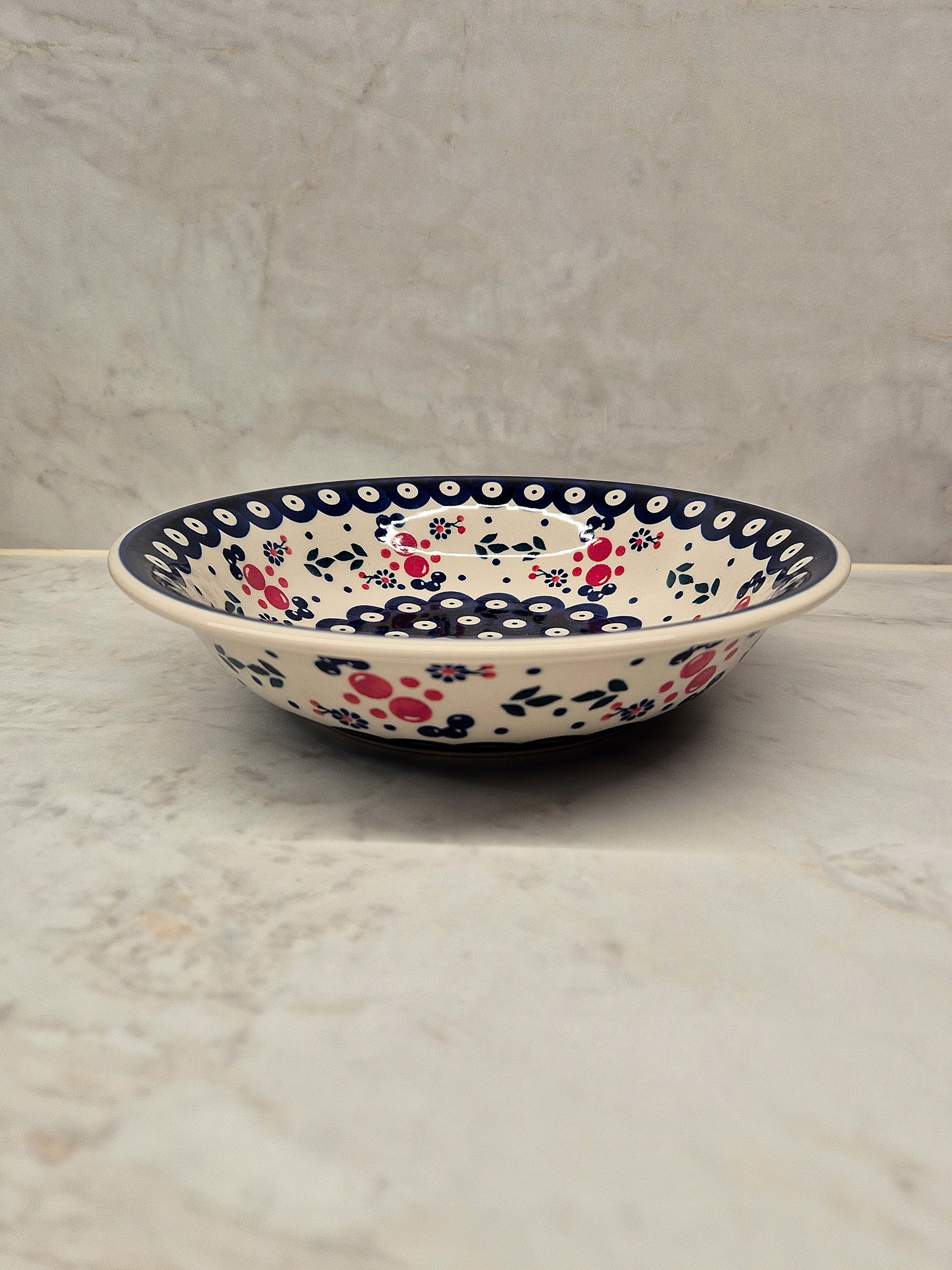 TALERZ NA ZUPĘ MISKA PASTA CERAMIKA BOLESŁAWIEC BL04