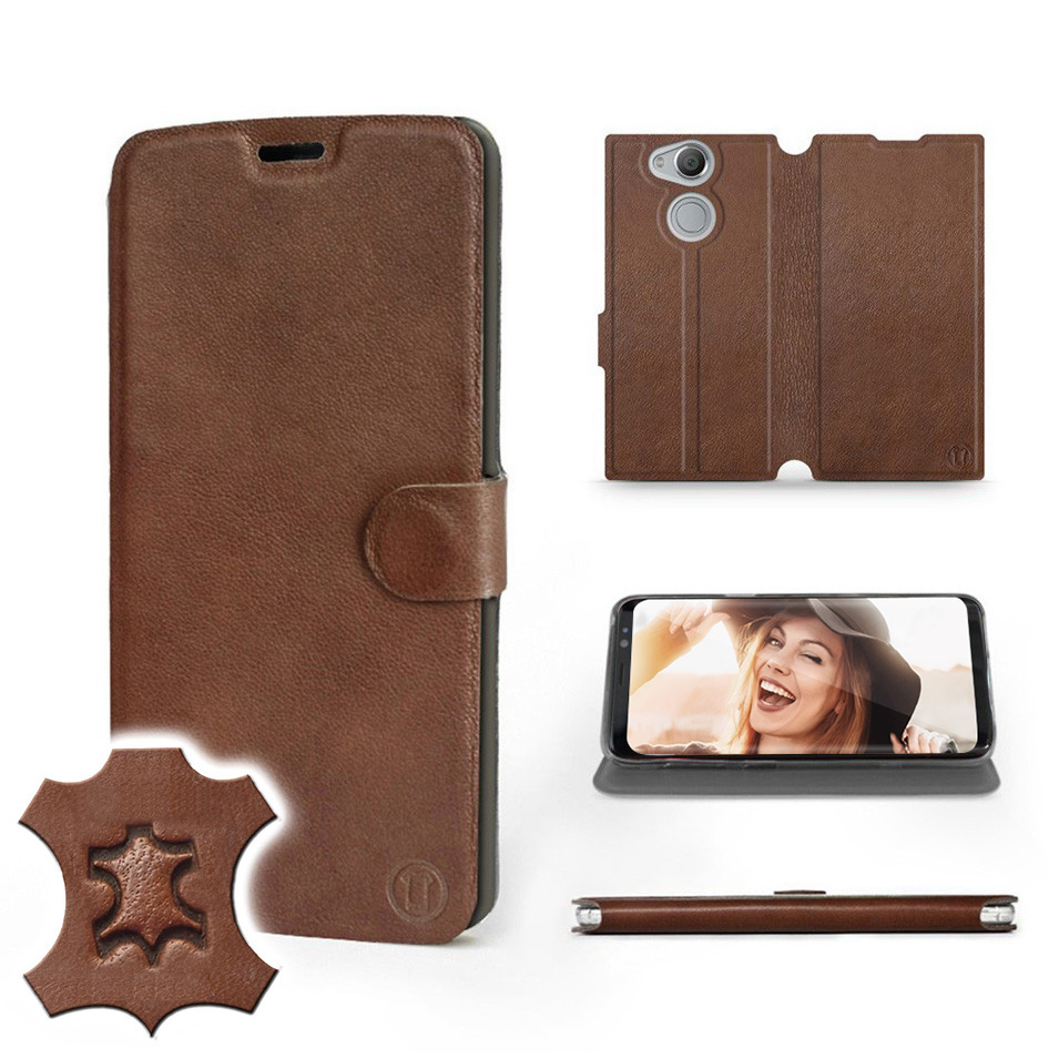 

Etui Mobiwear do Sony Xperia XA2 - Brown Leather