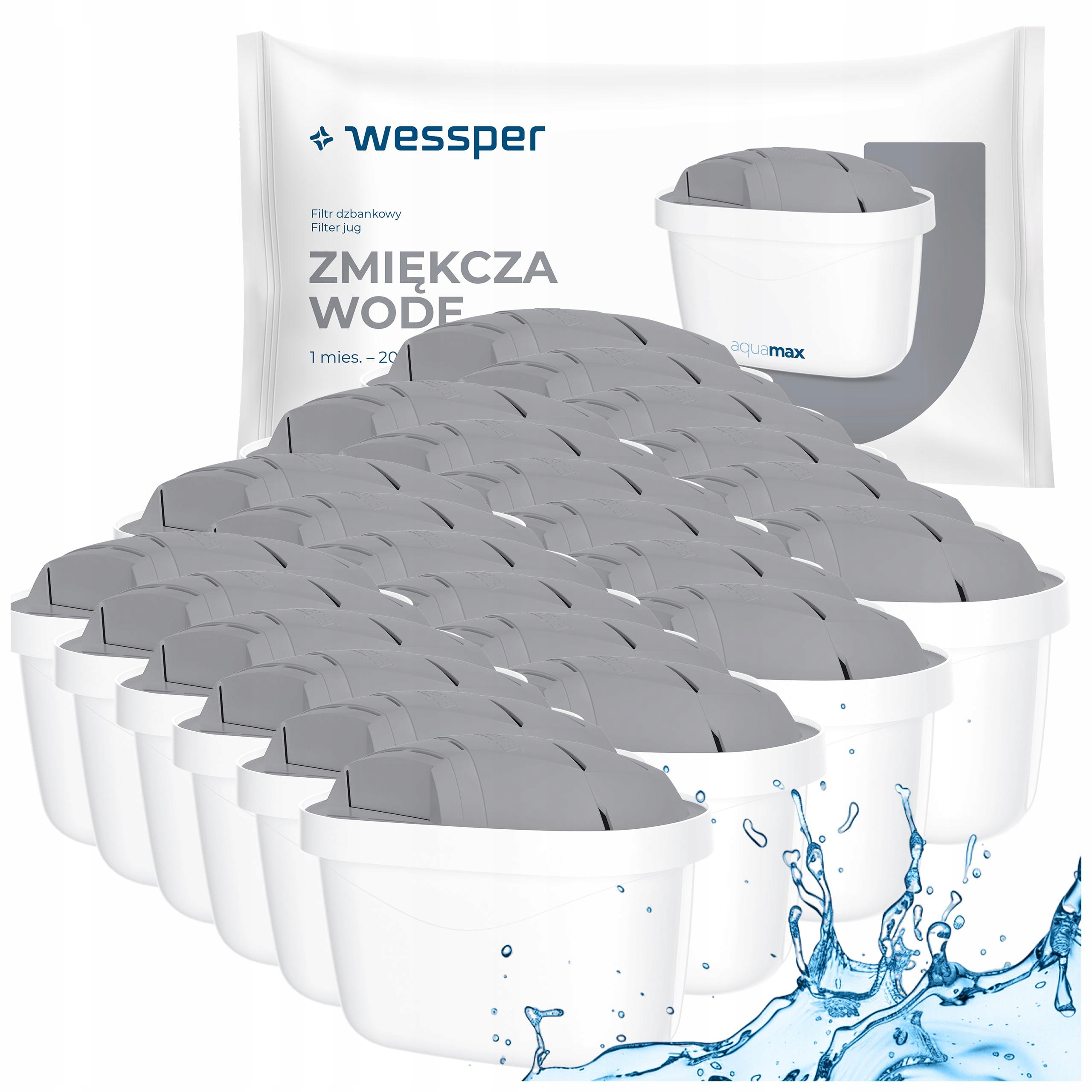 Filtr Wessper Protect pro konvice Brita Dafi náhradní pro tvrdou vodu 24x
