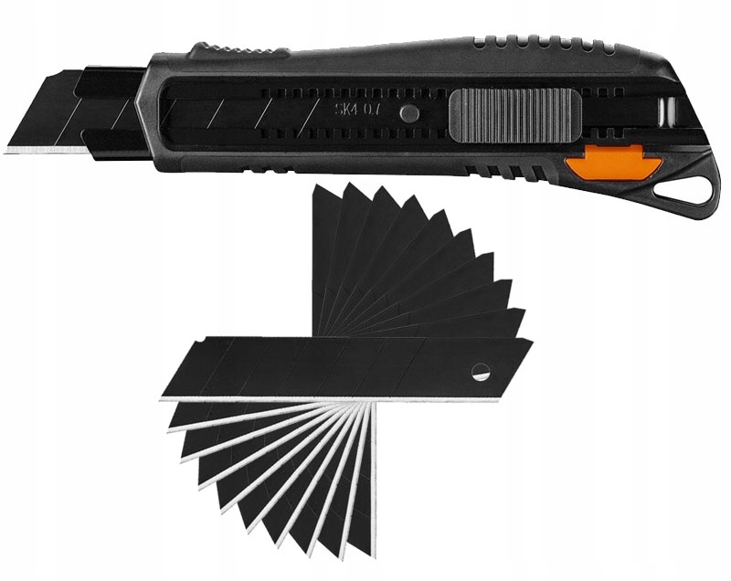 

Nóż Do Tapet Uniwersalny 25mm Tapeciak 10 Ostrzy