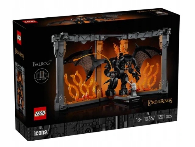 Lego 10367 Icons Lord Of The Rings Vládce Prstenů Book Nook S Balrogem