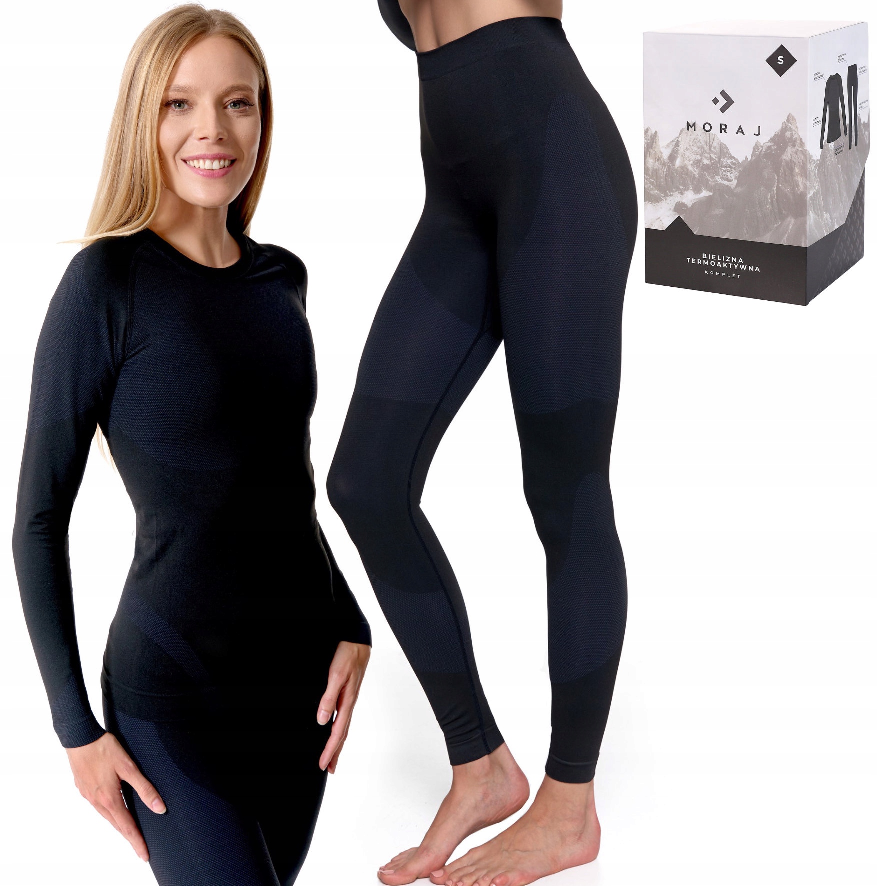 Termoaktivní Spodní Prádlo Komplet Termo Oblečení Horní A Spodní Část Moraj XL