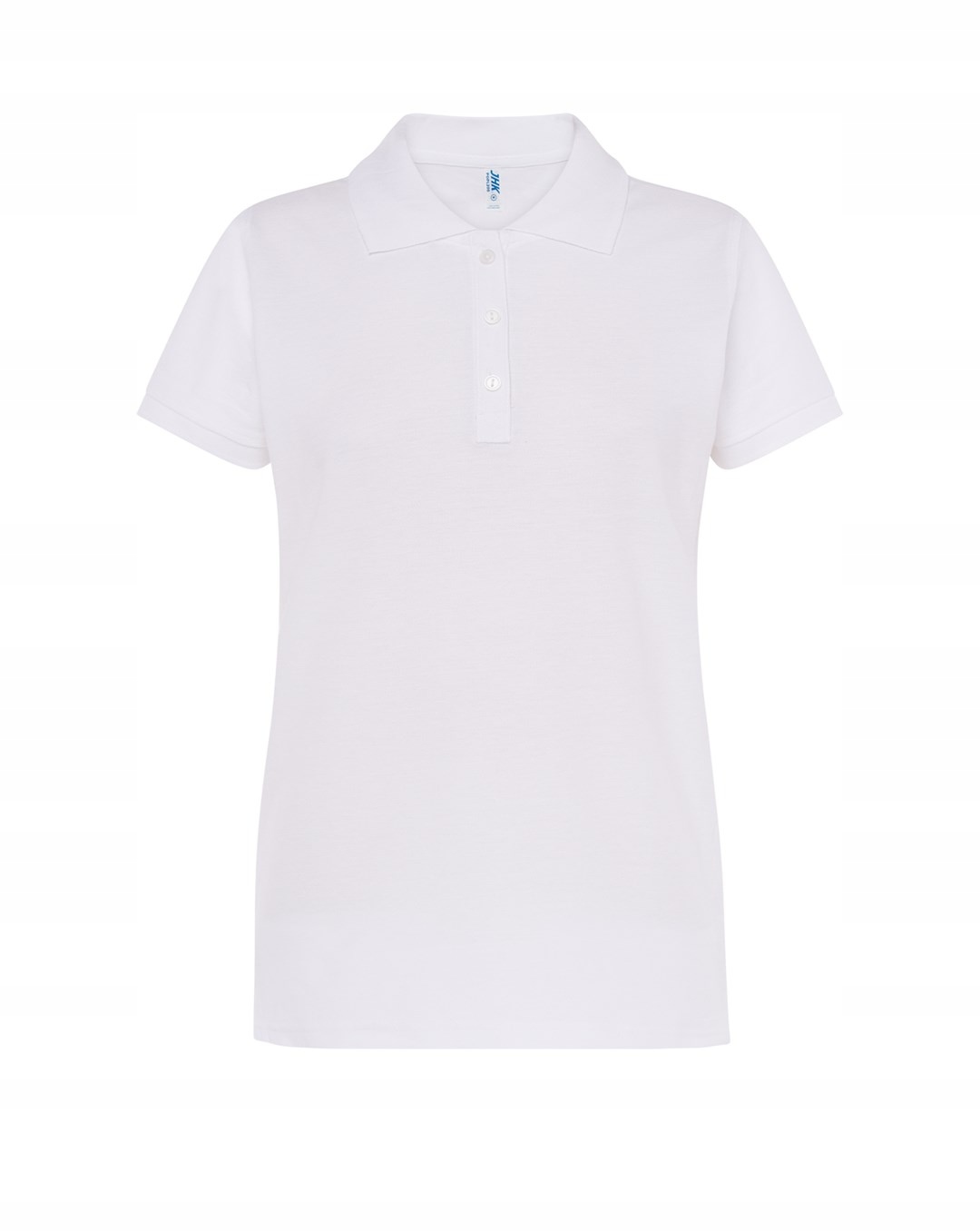 KOSZULKA POLO damska polówka JHK 200g biała