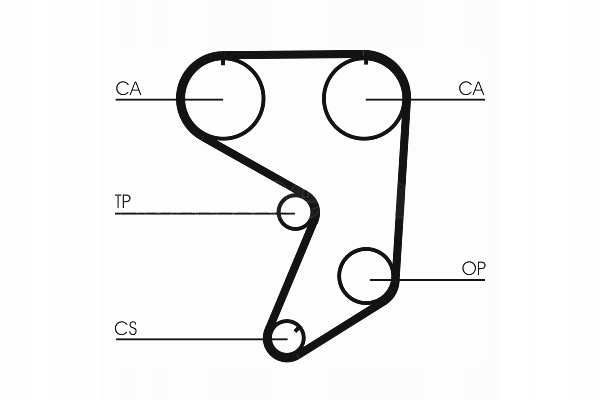 PASEK ROZRZĄDU TOYOTA SUPRA 3.0 01.86-05.93 CONTINENTAL CTAM Producent części Continental