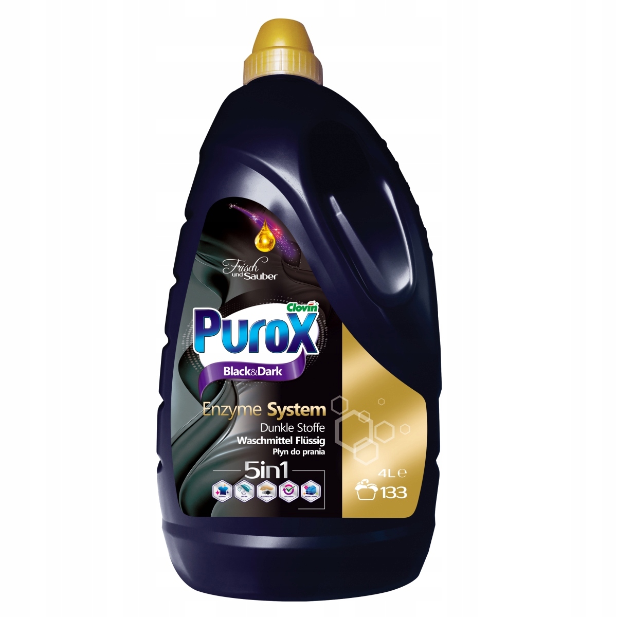 Levně Purox Black&Dark Enzyme System Tekutý prací prostředek pro tmavé a černé prádlo