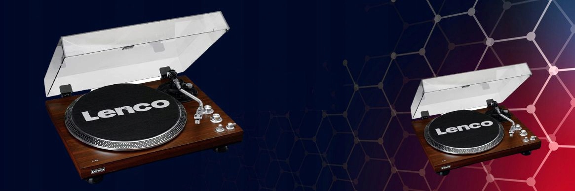 Gramofon Profesjonalny Hi-Fi Lenco L-92 AUX USB AUDIO-TECHNICA Kolor brązowy