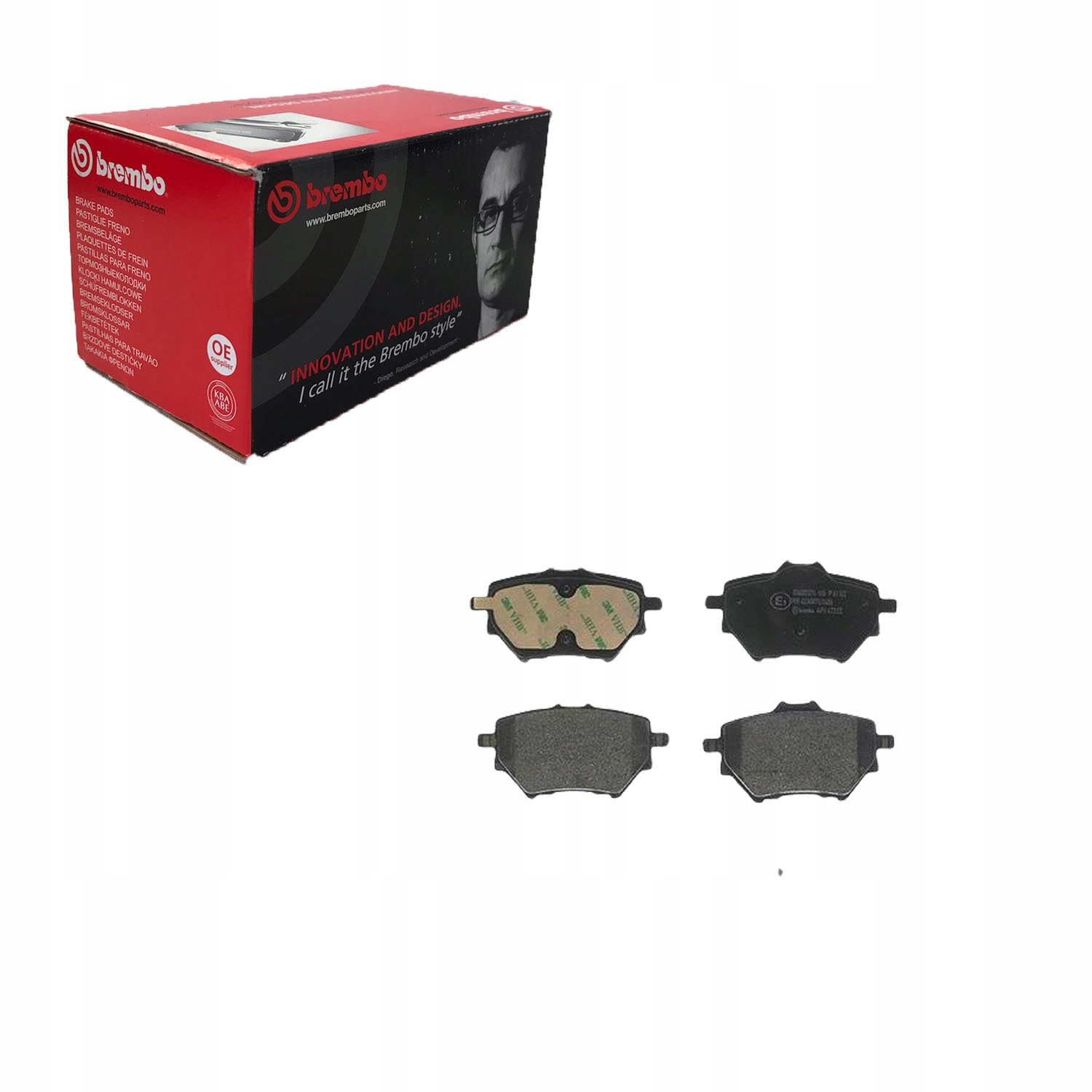 61 122 - Гальмівні колодки BREMBO P61122