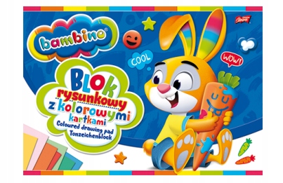 

Bambino Blok Rysunkowy A4 16 Kartek Szkolny 80G