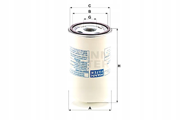 MANN-FILTER FILTR OLEJU AGRO