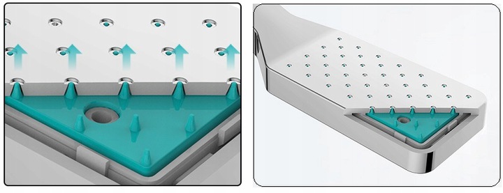 Bateria wannowa TERMOSTATYCZNA +Deszczownica Cubic Marka Deante