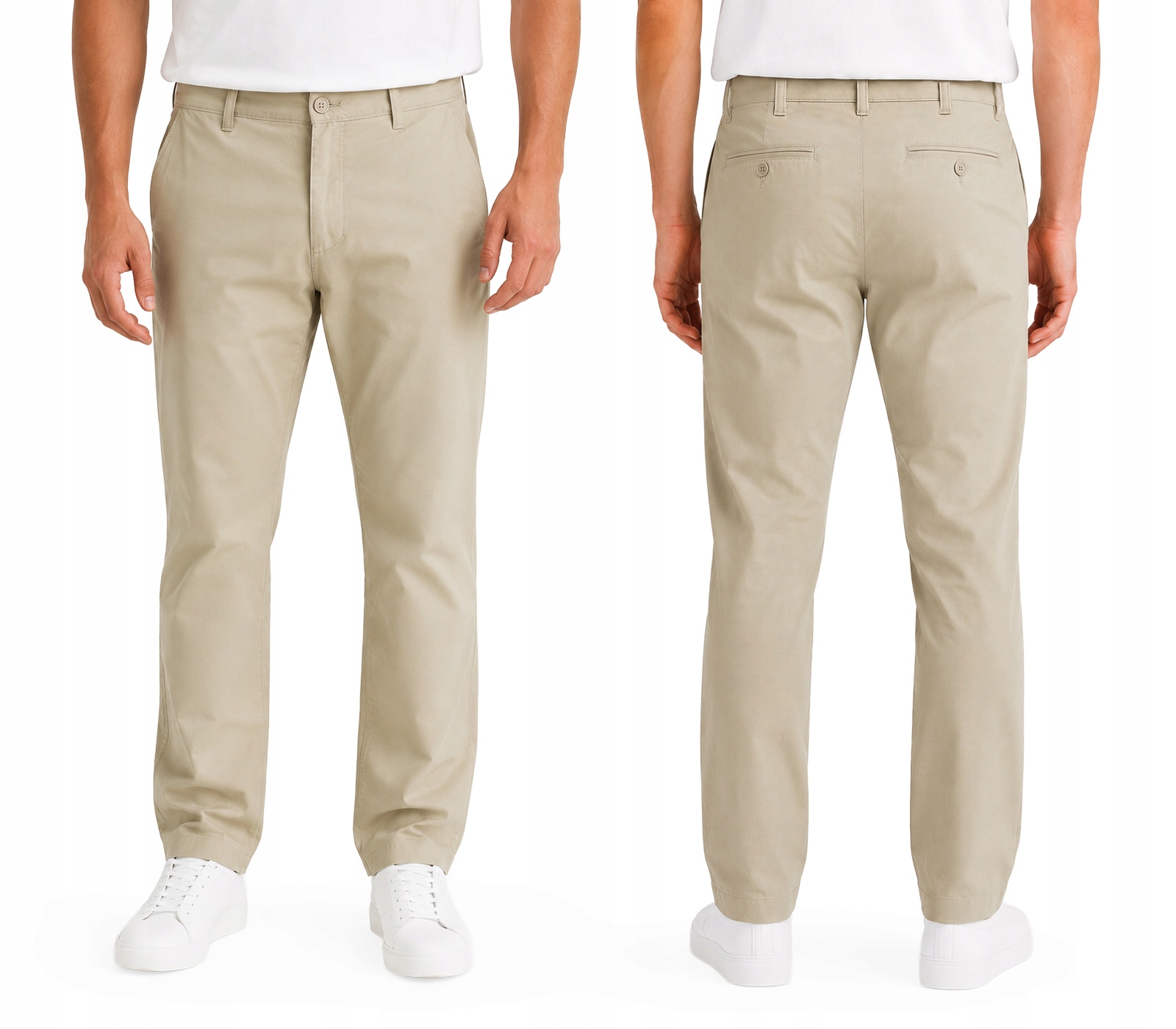 Elegantní pánské kalhoty Chino Tenké bavlněné léto Hunter 410/26 37/32