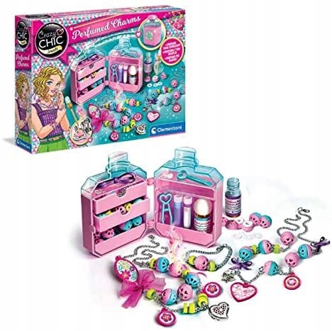 CLEMENTONI CRAZY CHIC PACHNĄCA BIŻUTERIA Waga produktu z opakowaniem jednostkowym 0.15 kg