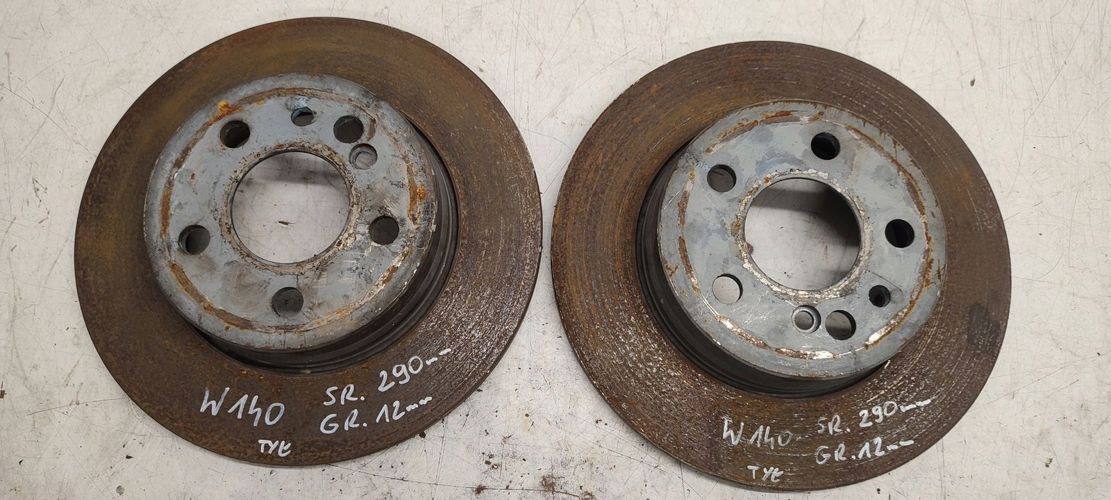 discs brake rear part rear. Mercedes W140 3,2