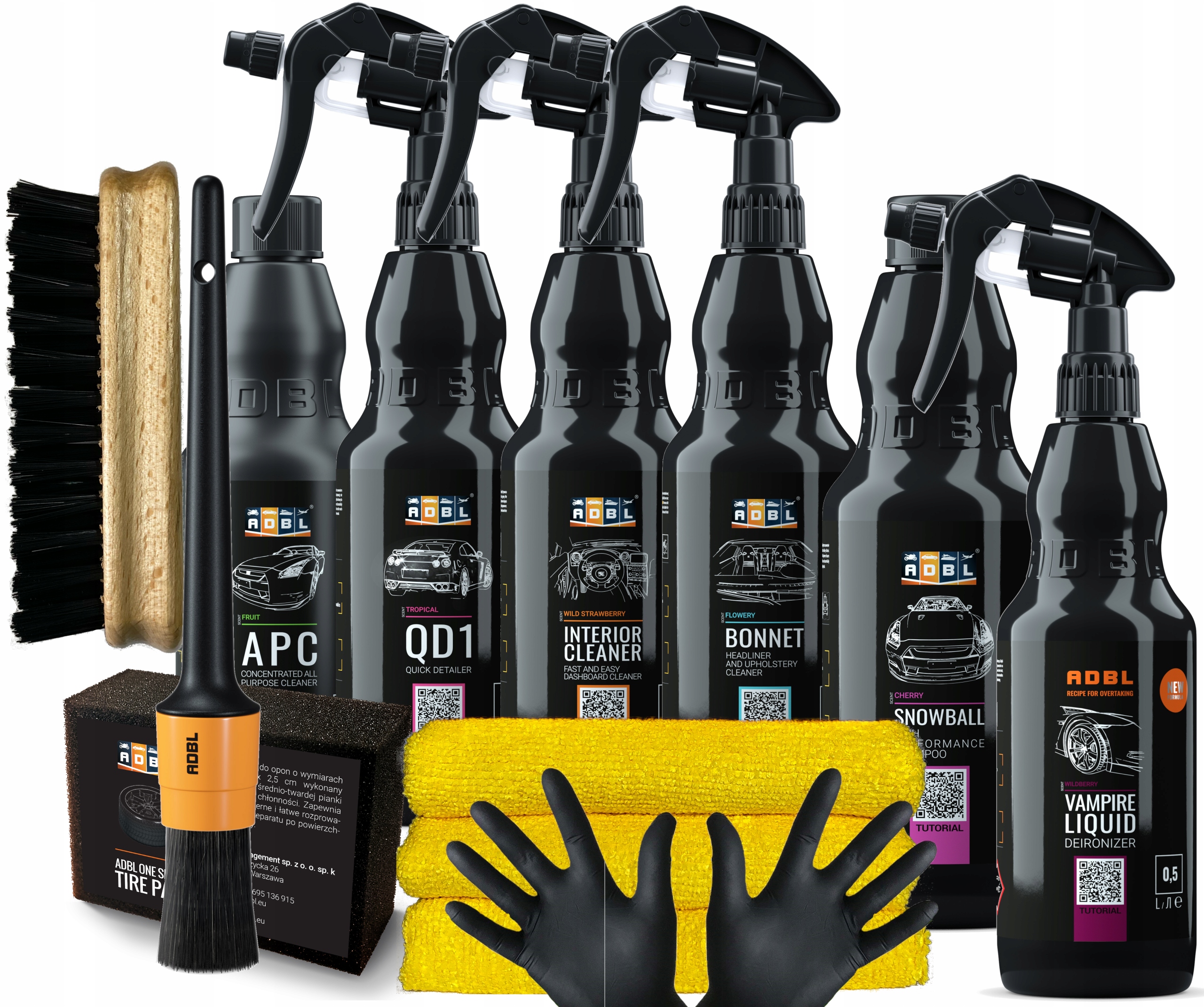 

Adbl Zestaw Profesjonalne Kosmetyki samochodowe