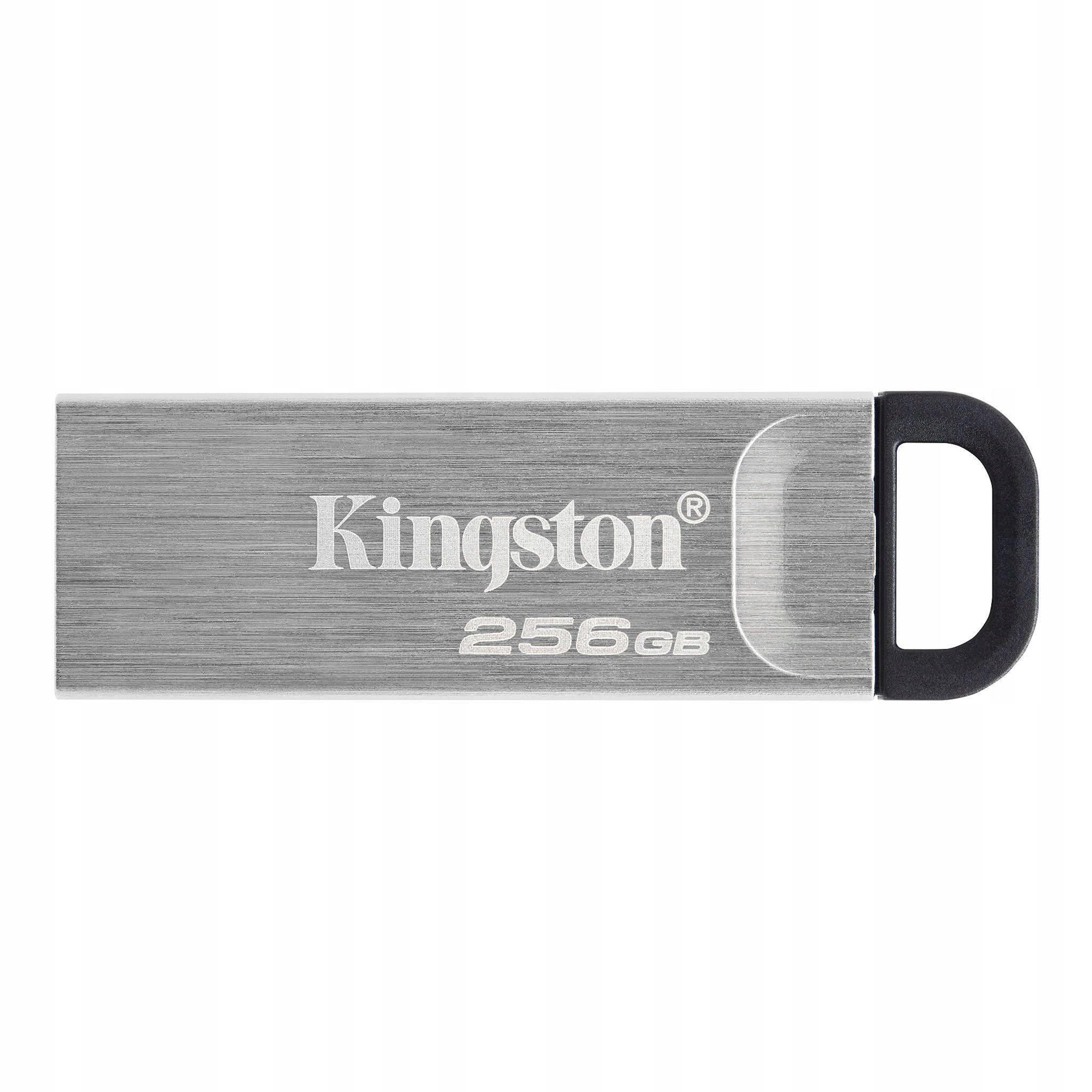 Metalowy Pendrive Kingston DataTraveler Kyson 256GB Usb 3.2 Srebrny