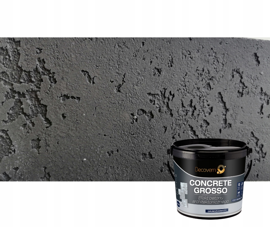 Beton Concrete Grosso 5KG Black černý