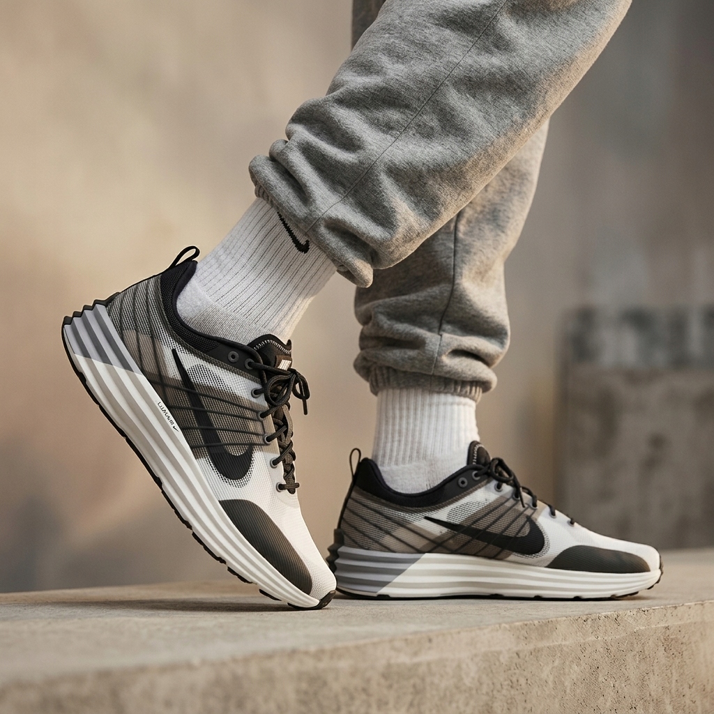 Buty męskie Nike Lunar Roam codzienne sportowe białe modne r. 42