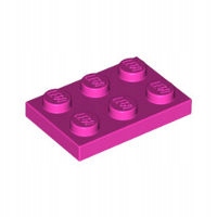 

Lego Płytka 2x3 Dark Pink 3021 6060801 1szt N