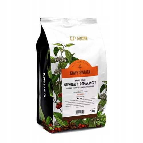 Coffee Kawa ziarnista o smaku czekolady i pomarańczy 1000 g