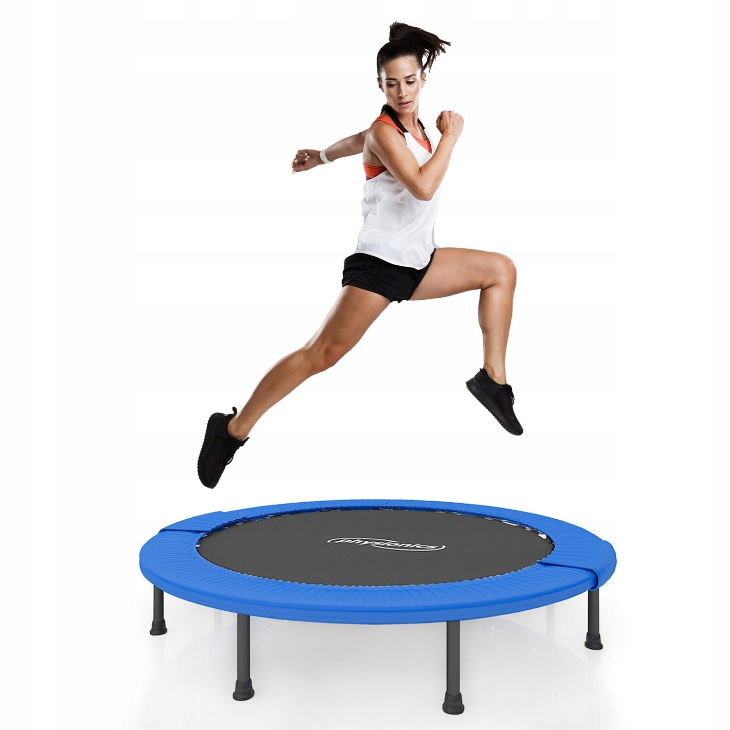 TRAMPOLINA FITNESS 96 CM 100 KG DO DOMU OGRODU Liczba sprężyn/lin 32