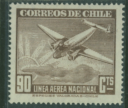 Chile 90 cts. - Linea Aerea Nacional