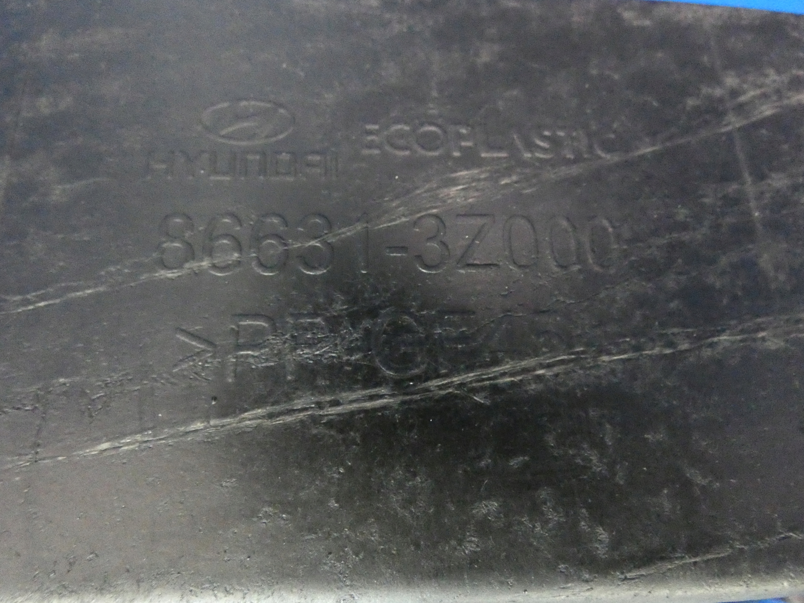 HYUNDAI I40 sider below bumper rear part rear