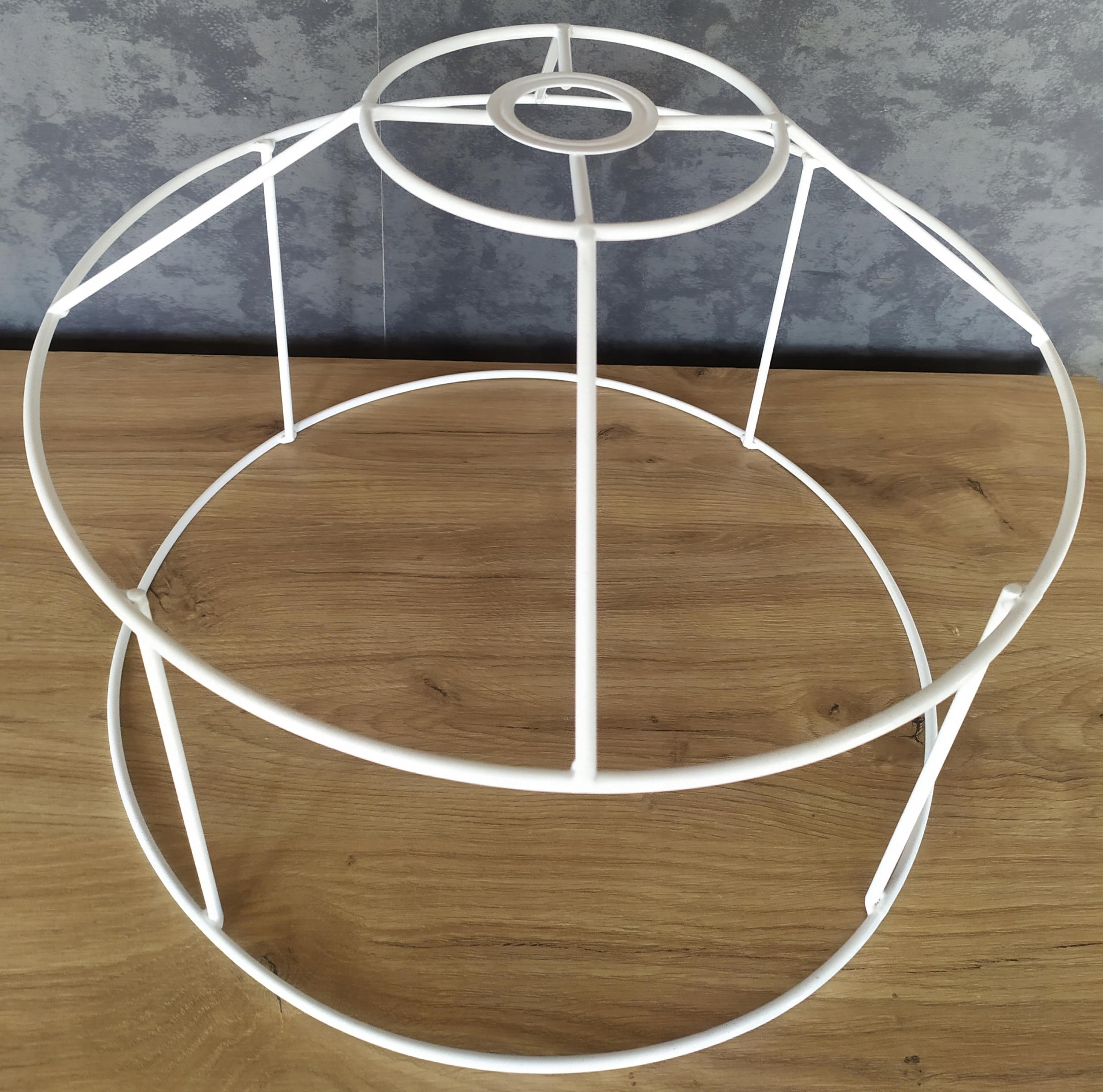 Rám závěsné lampy E27 40 cm H-30 cm válec velký kužel makramé