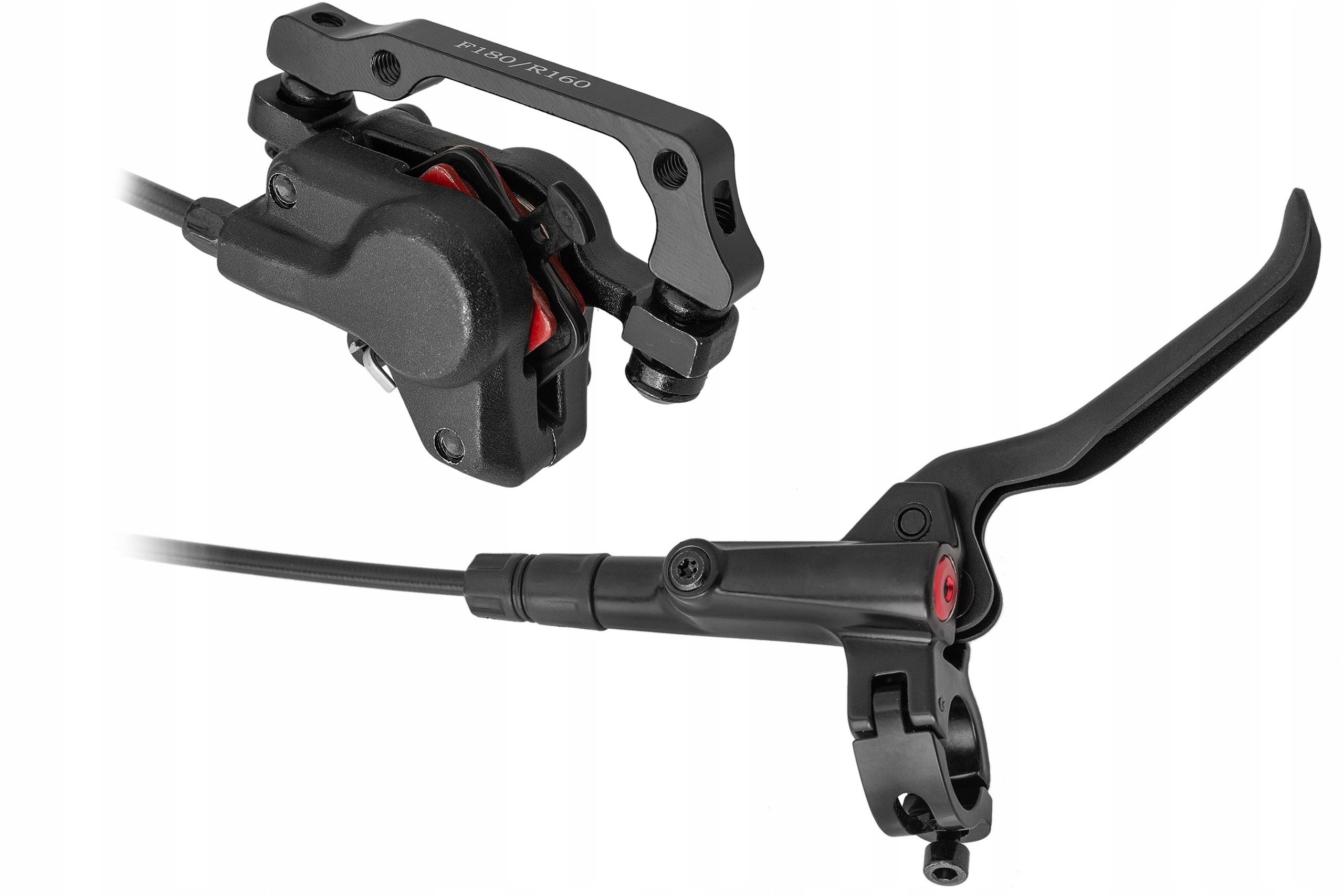 ZESTAW HAMULCÓW HYDRAULICZNYCH PRZÓD + TYŁ HAMULCE Model inny