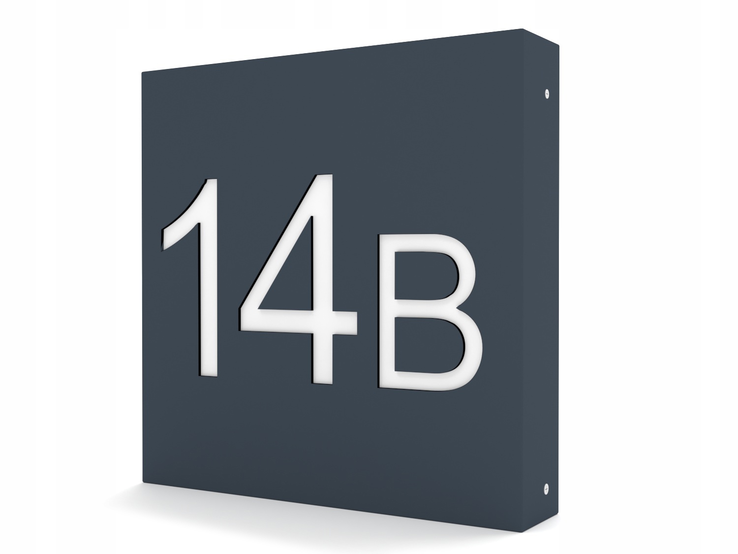 Podświetlany numer domu LED 30x30 Kolor inny kolor