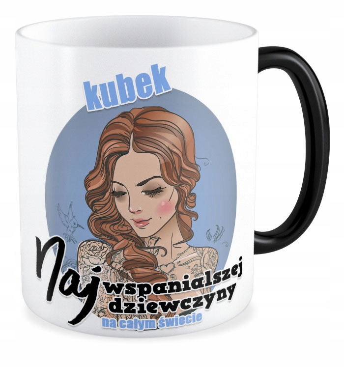 

Kubek magiczny prezent Dziewczyna Dzień Kobiet