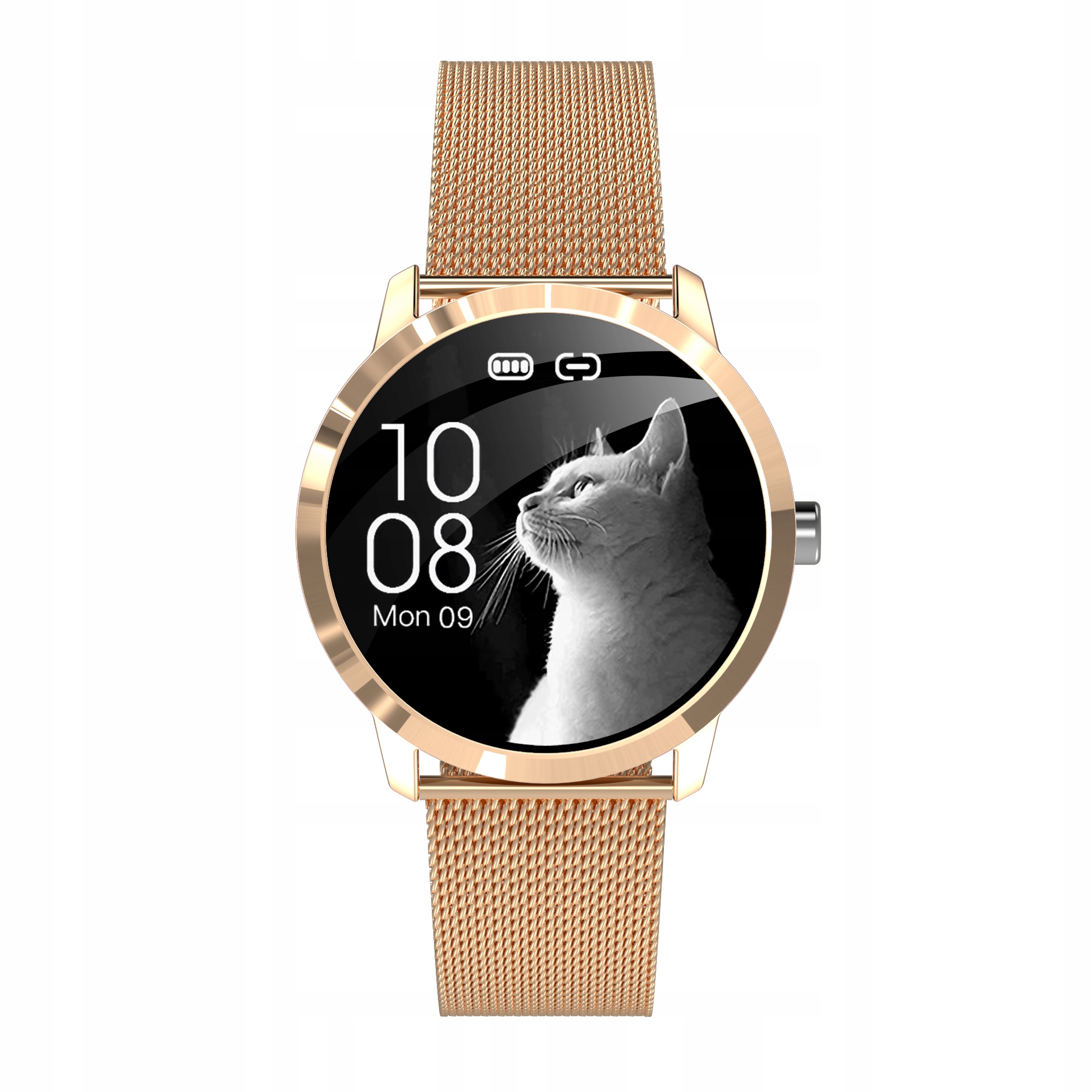 ZEGAREK DAMSKI SMARTWATCH WODOODPORNY MENU PL Model RNBE66