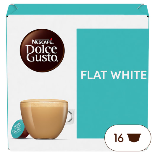 Levně Nescafé Dolce Gusto Flat White Káva v kapslích (16 kapslí)