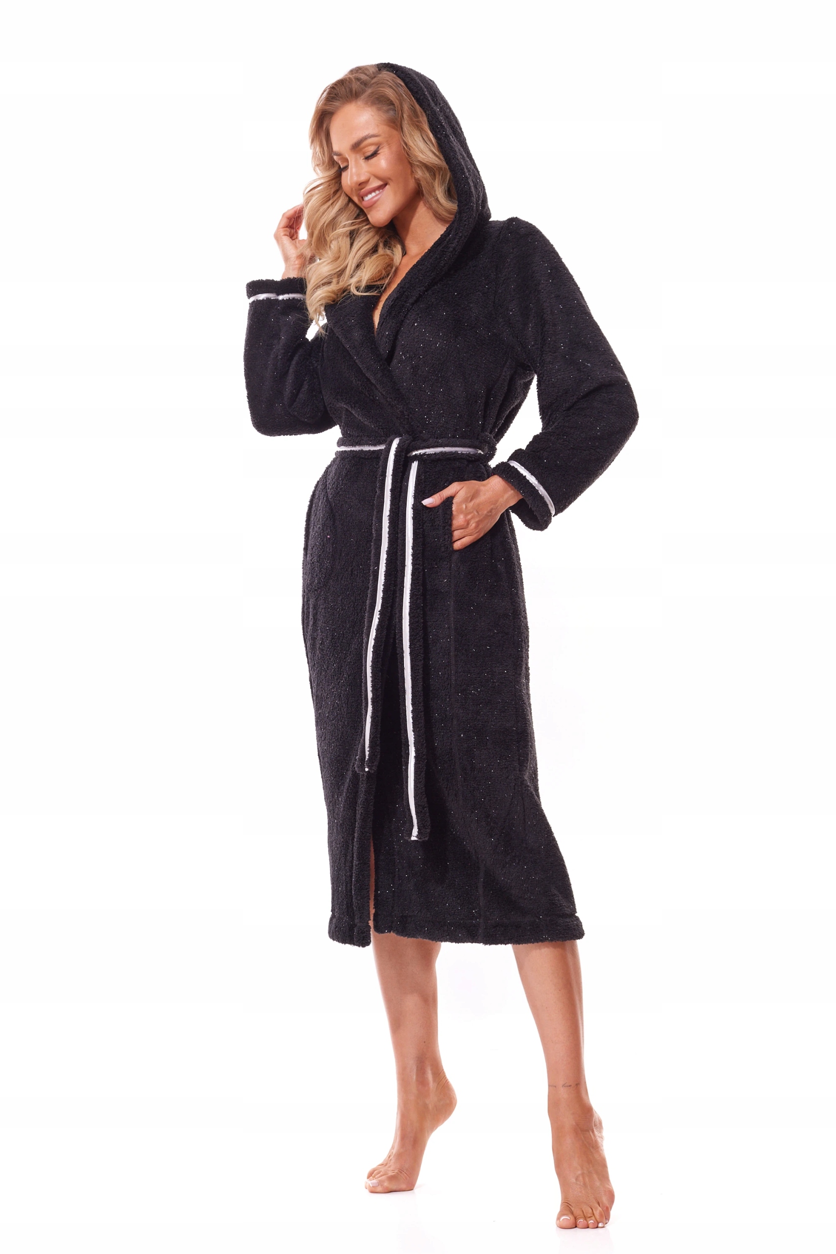L&L Župan Soft Long 2322 Černý, XL