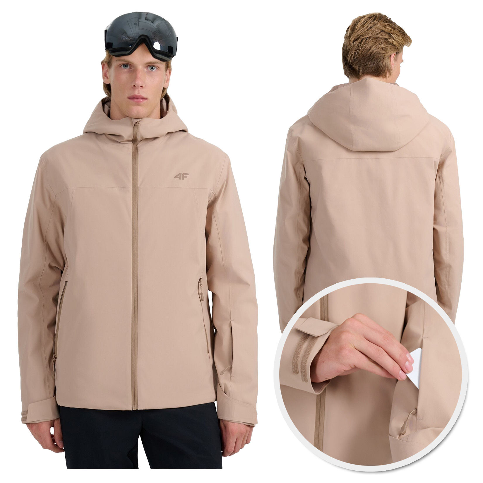 Kurtka narciarska męska 4F NeoDry 5000 wodoodporna ocieplana JAM0787 XXL