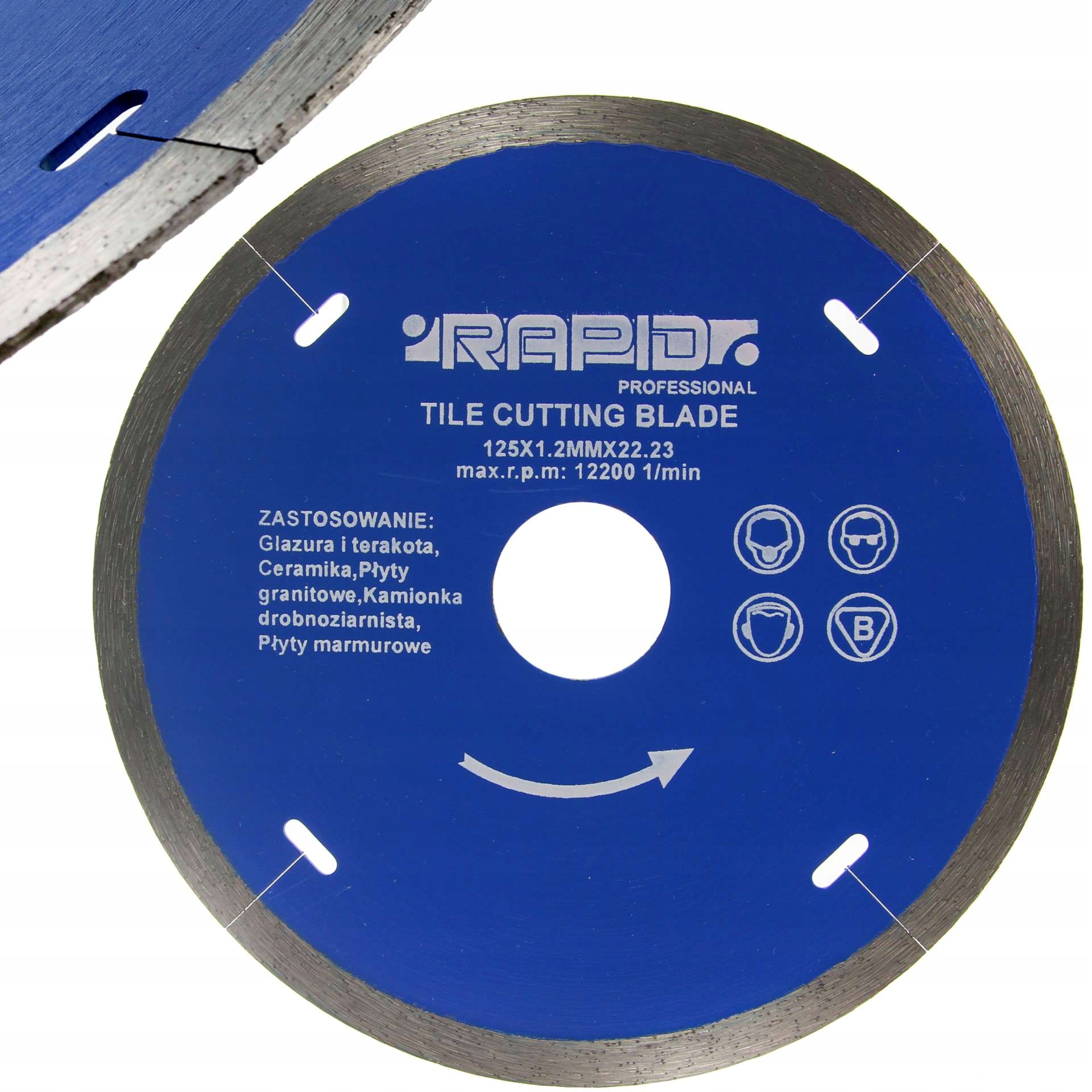 

Tarcza Diamentowa Rapid Płytki Gres Ceramika 125MM