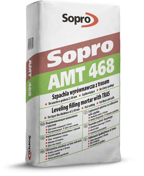 

Sopro Amt 468- szpachla wyrównawcza z trasem 25kg