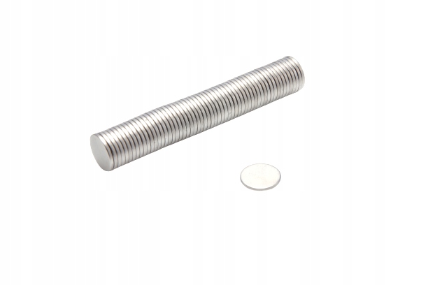 

Magnes Neodymowy Walcowy Mw 9,5x1 mm N38 100 szt.