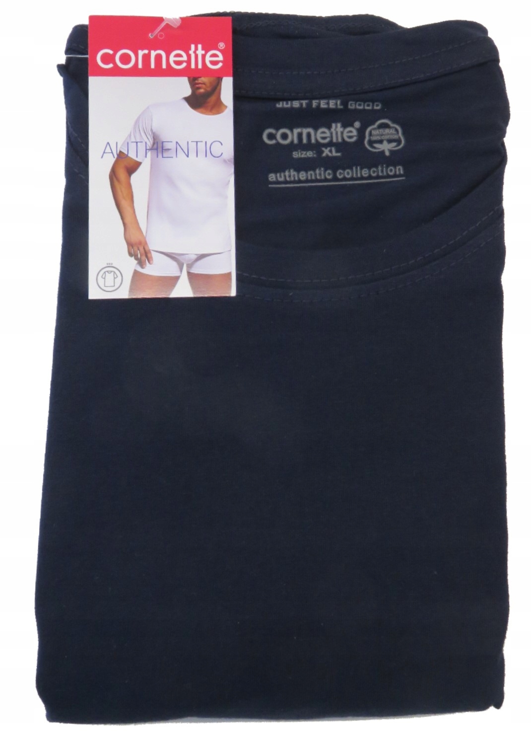 CORNETTE koszulka authentic 202 NEW granatowa Rozmiar M