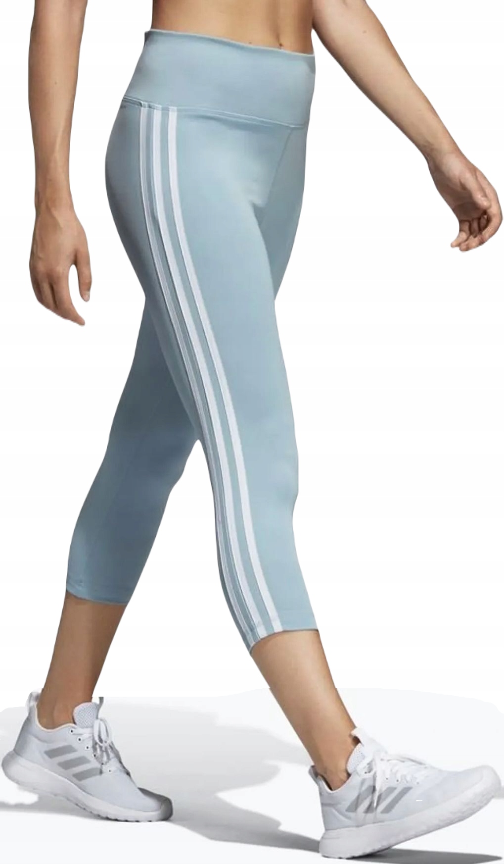 Legginsy damskie Adidas Design 2 Move 3-Stripes Tight 3/4 DS8713