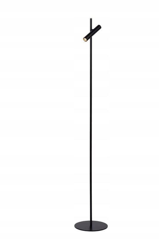Stojacia Led podlahová lampa čierna minimalistická 140 cm 3000K Lucide