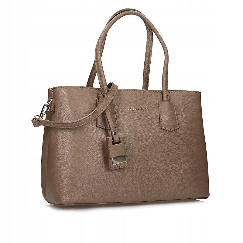 Dámská kabelka Toscanio C255 C.béžová D40 italská kožená