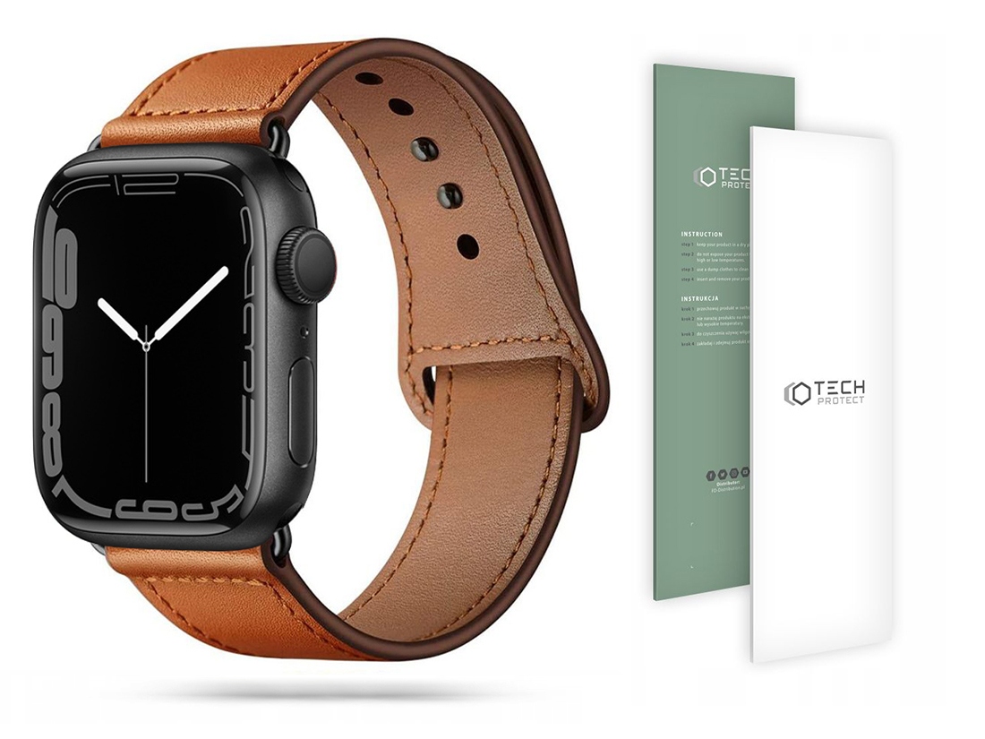 

Pasek Skóra Do Apple Watch 42 44 45 49MM