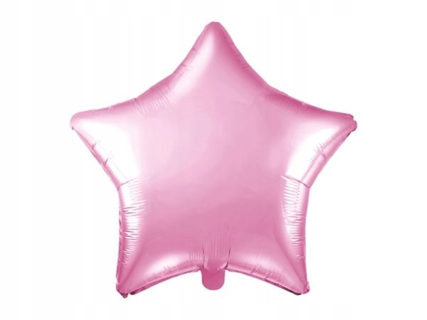 

Balon foliowy Gwiazdka, 48cm, jasny różowy 1 szt.