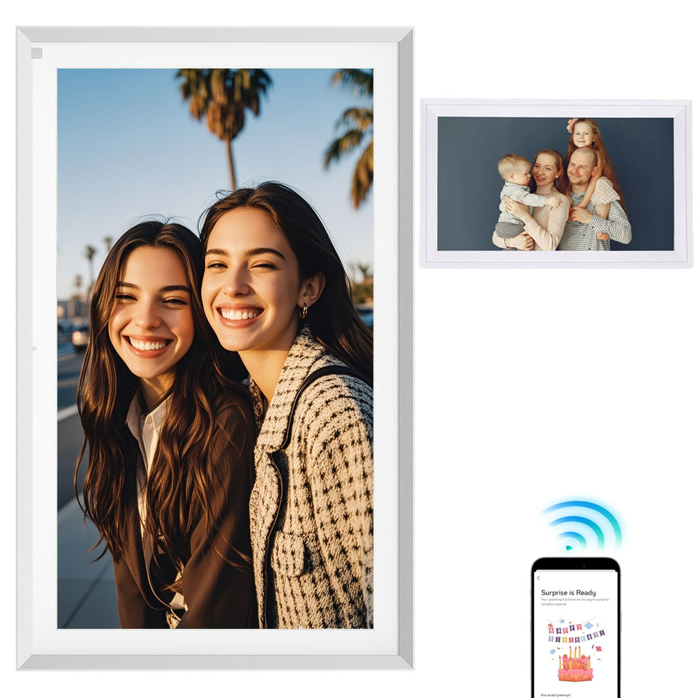 Digitální Rámeček na fotografie 15.6" Wi-Fi 32GB Inteligentní s dotykovým ovládáním
