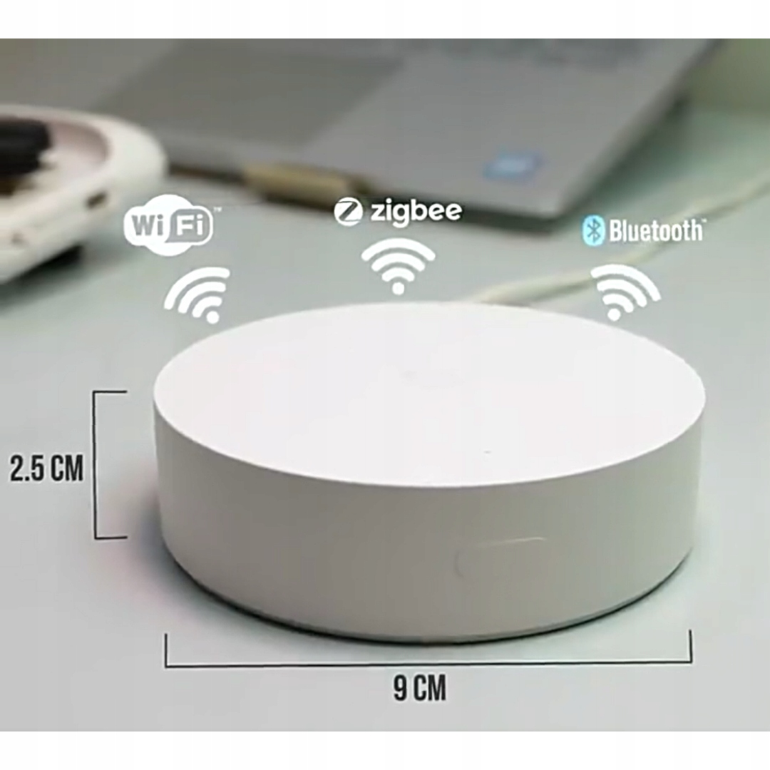 BRAMKA CENTRALKA MiHome XIAOMI GATEAWAY HUB 3 Cechy dodatkowe alarm dźwiękowy łączność z wifi