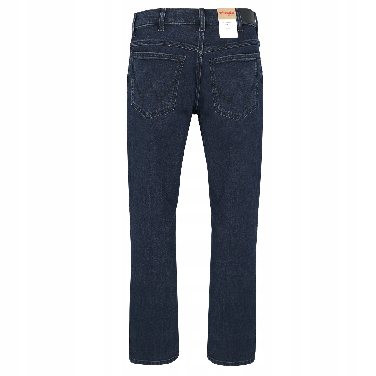 Pánské jednoduché džíny Wrangler Straight Blue Black W10TKFP97 112324541 32/32