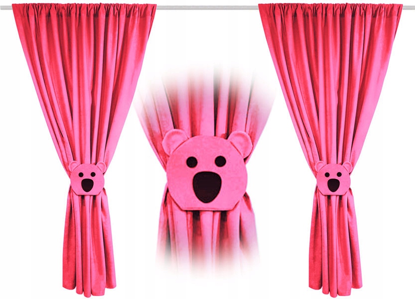 2x ГОТОВЫЕ ШТОРЫ для детской комнаты 145x180