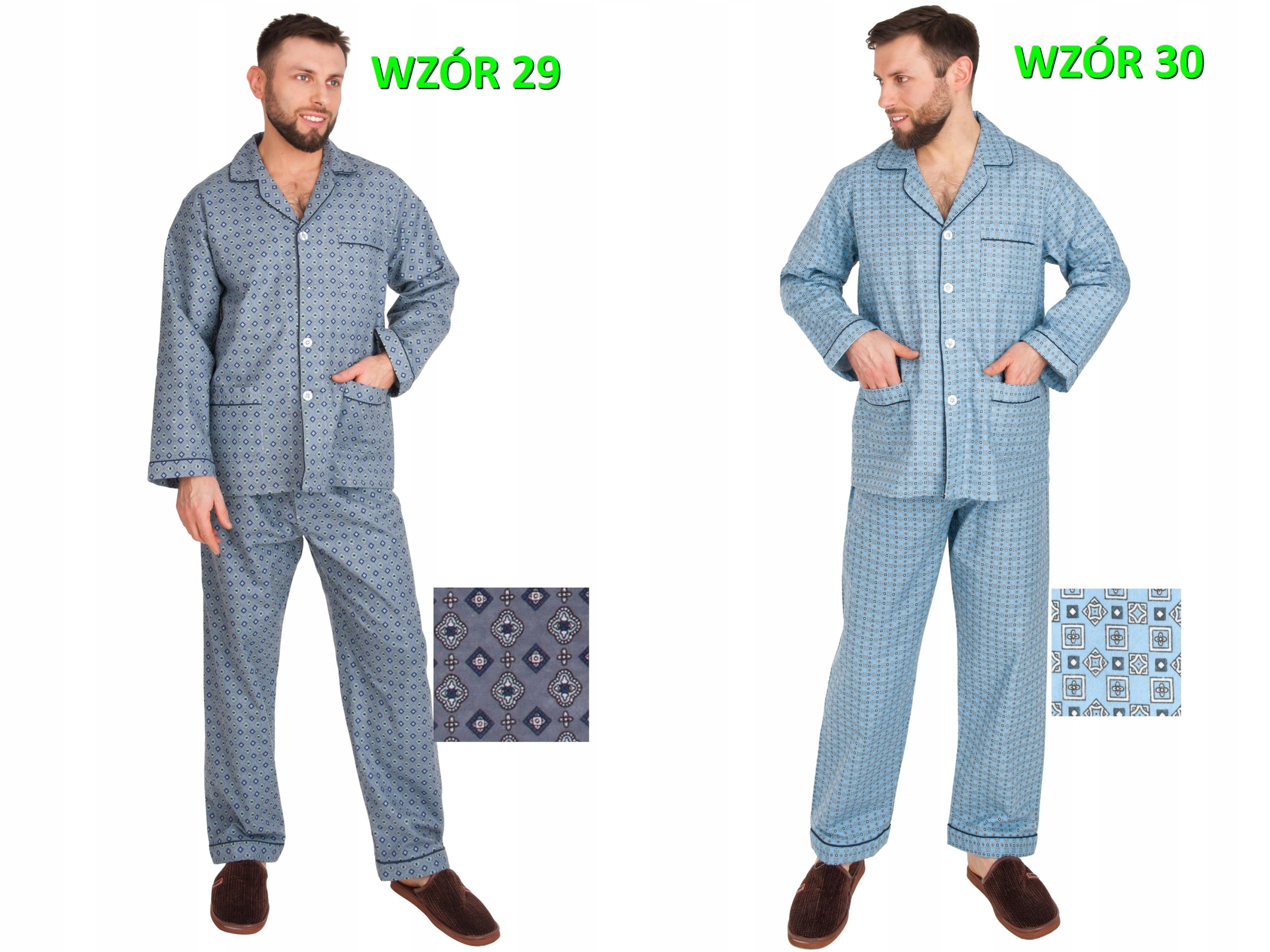 PIŻAMA MĘSKA FLANELOWA FLANELA r.XL FOR-MAX Wzór dominujący inny wzór