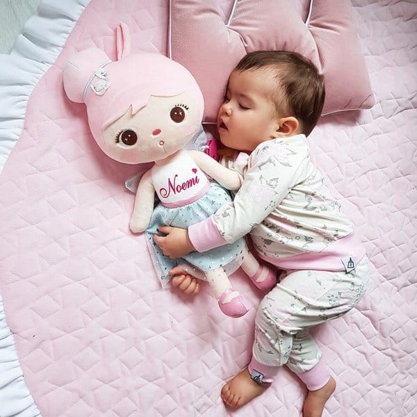 Aniołek z imieniem dziecka + data urodzenia +serce