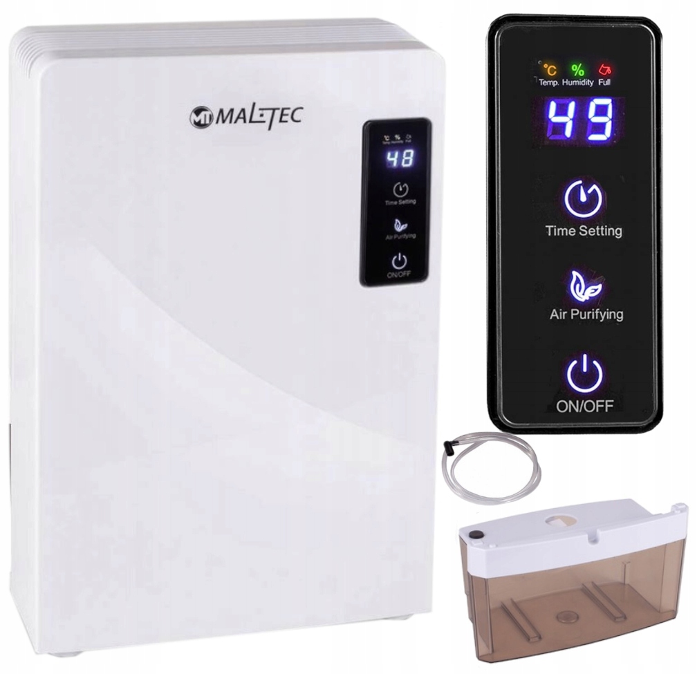 Účinný Výkonný Odvlhčovač Vzduchu Čistič Uv 2200 ml Pohlcovač Vlhkosti